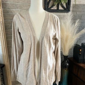 Women’s large beige cardigan